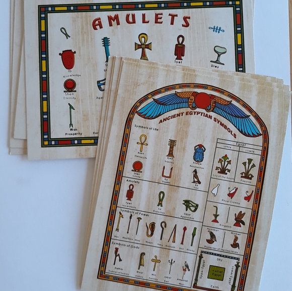 Other - EgyptianSymbols Postcards NEW, set of 10